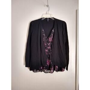 Apt 9 Black Shirt/Sweater PM